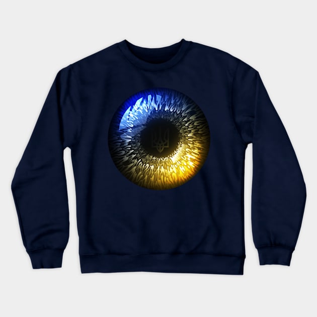 Ukrainian Eye Crewneck Sweatshirt by Prok_Art